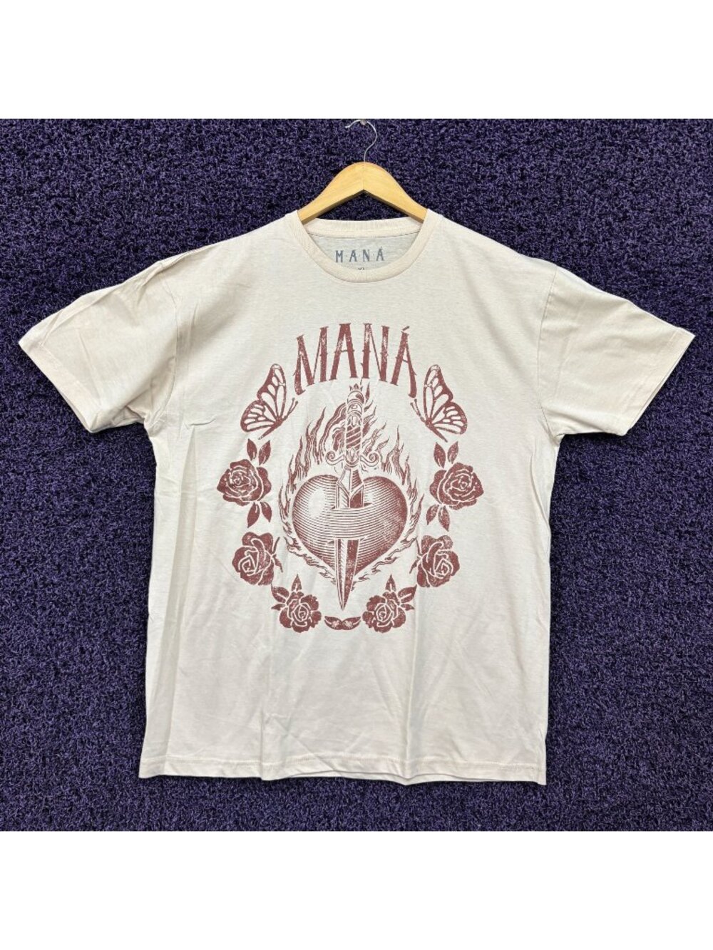 Mana Vivir Sin Aire Tour T-Shirt Size  Extra Large